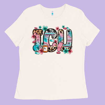 Icu Intensive Care Unit Ladies Tee Designed By Zillion Design Studio