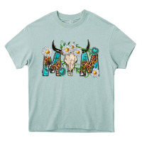 Arona mom with bull skull Heavy Core Tee - texasbilliewilder