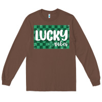 Chestnut lucky vibes Long Sleeve Tee - MaliasSmallBusiness