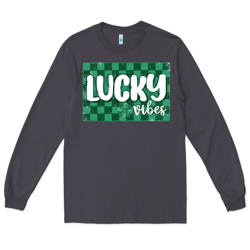Lucky Vibes Long Sleeve Tee by MaliasSmallBusiness | Teevron
