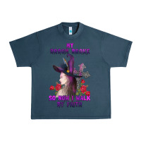 Midnight Navy my broom broke Urban Heavy Tee - AdoDesignShop