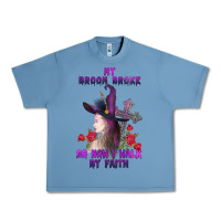 Pebble Blue my broom broke Urban Heavy Tee - AdoDesignShop