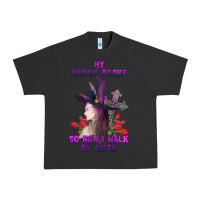 Pigment Black my broom broke Urban Heavy Tee - AdoDesignShop