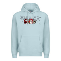 Blue Mist Christmas let it snow Premium Hoodie - JahusDesignShop