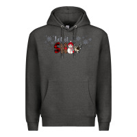 Charcoal Heather Christmas let it snow Premium Hoodie - JahusDesignShop