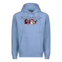 Colony Blue Christmas let it snow Premium Hoodie - JahusDesignShop