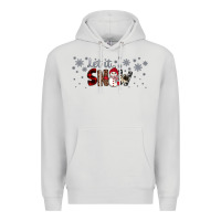 Dove Grey Christmas let it snow Premium Hoodie - JahusDesignShop