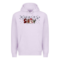 Lilac Christmas let it snow Premium Hoodie - JahusDesignShop
