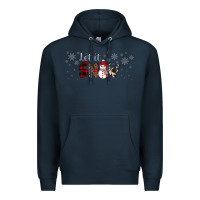 Navy Christmas let it snow Premium Hoodie - JahusDesignShop