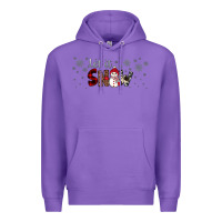 Purple Christmas let it snow Premium Hoodie - JahusDesignShop