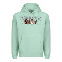 Seafoam Christmas let it snow Premium Hoodie - JahusDesignShop