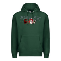 Sports Green Christmas let it snow Premium Hoodie - JahusDesignShop