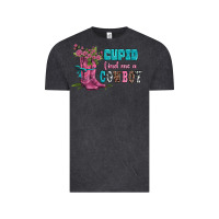 Vintage Black velantines day cupid find me a cowboy Vintage Tee - AdoDesignShop