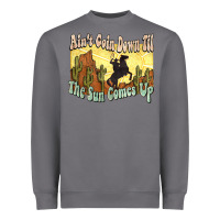Storm aint goin down til the sun comes up cowboy Heavyweight Sweatshirt - NancyCooperArtShop