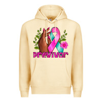 Pina Colada Previvor Breast Cancer Premium Hoodie - NancyCooperArtShop