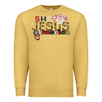 Antique Gold She Jesus America Too Premium Sweatshirt - Bettercallsaul