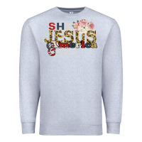 Heather Grey She Jesus America Too Premium Sweatshirt - Bettercallsaul