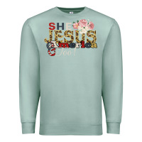 Seafoam She Jesus America Too Premium Sweatshirt - Bettercallsaul