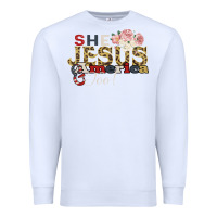 White She Jesus America Too Premium Sweatshirt - Bettercallsaul
