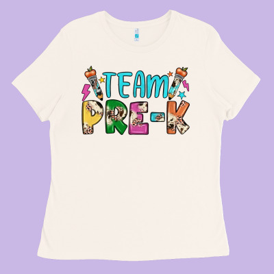Team Pre K Ladies Tee Designed By Jahusdesignshop
