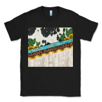 Black cowhide sunflowers cactus Classic Tee - Jasminsmagicworld