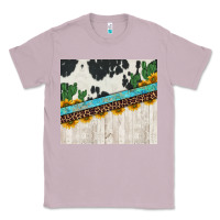 Lilac cowhide sunflowers cactus Classic Tee - Jasminsmagicworld
