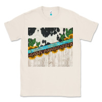 Natural cowhide sunflowers cactus Classic Tee - Jasminsmagicworld