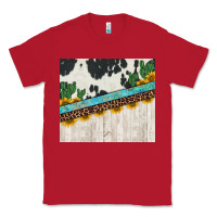 Red cowhide sunflowers cactus Classic Tee - Jasminsmagicworld