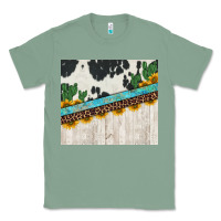Sage cowhide sunflowers cactus Classic Tee - Jasminsmagicworld