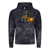 Cloud Black forklift Vintage Hoodie - Artiststas