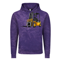 Cloud Purple forklift Vintage Hoodie - Artiststas