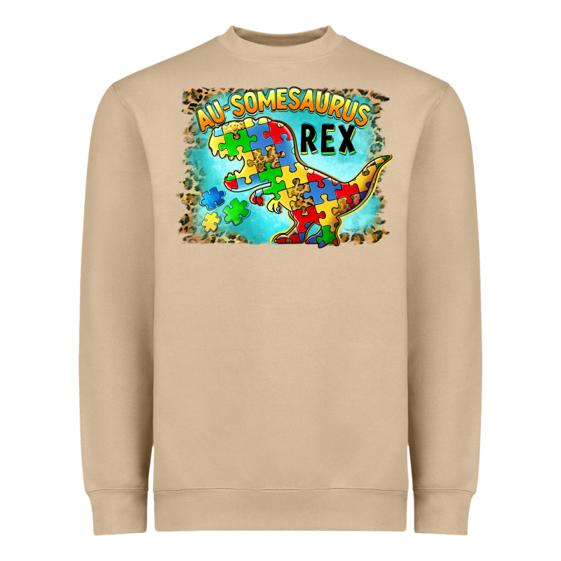 Au Somesaurus Rex Heavyweight Sweatshirt by BarkalooDesign | Teevron