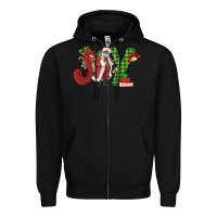 Black Joy Black Santa Zipper Hoodie - MaliasSmallBusiness