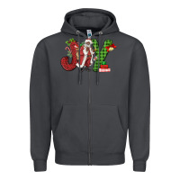 Smoke Joy Black Santa Zipper Hoodie - MaliasSmallBusiness