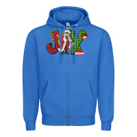 True Royal Joy Black Santa Zipper Hoodie - MaliasSmallBusiness