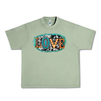 Oil Green love western Urban Heavy Tee - AdoDesignShop
