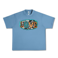 Pebble Blue love western Urban Heavy Tee - AdoDesignShop