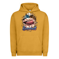 Pigment Peanut Butter Baseball lips Urban Hoodie - HowdyJamesFarm