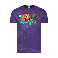 Cloud Purple love beagles Vintage Tee - Artiststas
