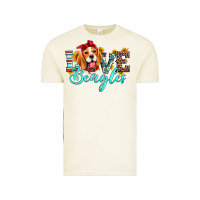 Vintage Arctic love beagles Vintage Tee - Artiststas
