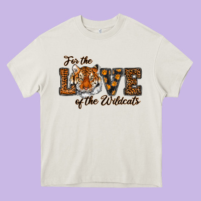 Love Of The Wildcats Heavy Core Tee Designed By Ranaportraitstore