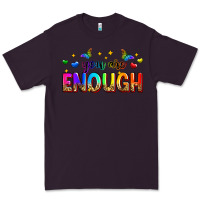 Plum you are enough Premium Tee - Zillion Design Studio