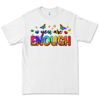White you are enough Premium Tee - Zillion Design Studio