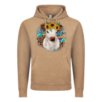 Vintage Coffee western calf Vintage Hoodie - JahusDesignShop