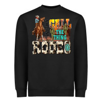 Black and they call the thing rodeo Heavyweight Sweatshirt - NancyCooperArtShop