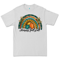 Dove Grey happy fall y'all rainbow Premium Tee - RanaPortraitStore