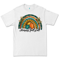 White happy fall y'all rainbow Premium Tee - RanaPortraitStore