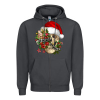 Smoke So merry it's scary Zipper Hoodie - NancyCooperArtShop
