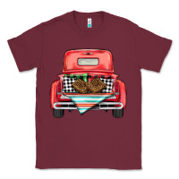 Burgundy Christmas truck Classic Tee - BarkalooDesign