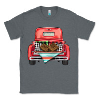 Charcoal Heather Christmas truck Classic Tee - BarkalooDesign